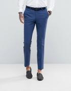 Noose & Monkey Super Skinny Suit Pants - Blue