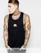 Ellesse Tank With Retro Logo - Black