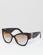 Marc Jacobs Oversized Cat Eye Sunglasses - Black