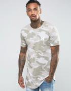 Good For Nothing T-shirt In Camo - Stone
