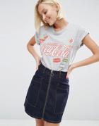 Asos T-shirt With Coca Cola Badge - Multi