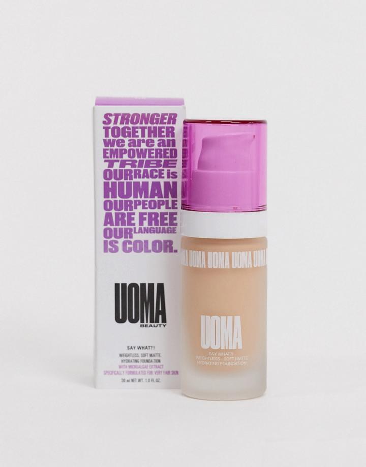 Uoma Beauty Say What? Soft Matte Foundation White Pearl