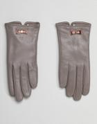 Ted Baker Gloves With Bow Detail - Gray