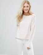 Blend She Striped Sweater - Pink