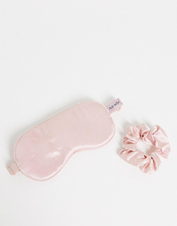 Kitsch Satin Sleep Set - Blush-no Color