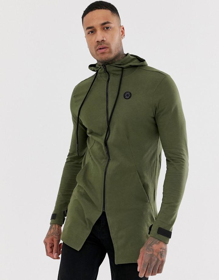 Religion Jersey Parka In Khaki-green