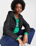 New Look Lightweight Puffer In Black