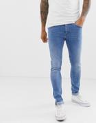 Tiger Of Sweden Jeans Slim Fit Denim Jeans In Light Wash - Blue