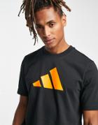 Adidas Sportstyle 3 Bar Logo T-shirt In Black