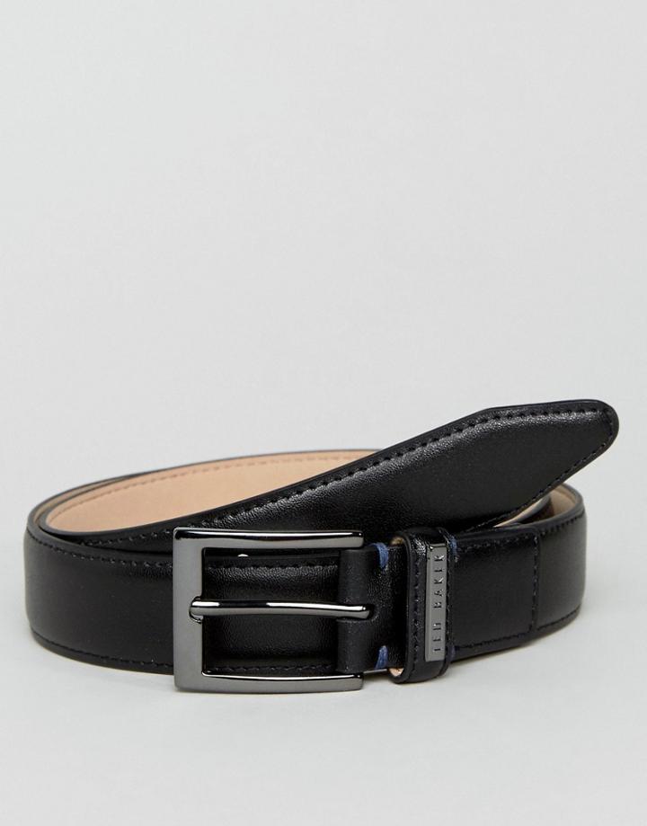 Ted Baker Belt Lizwiz In Leather - Black