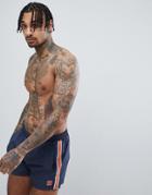 Boss Salmon Swim Shorts - Navy