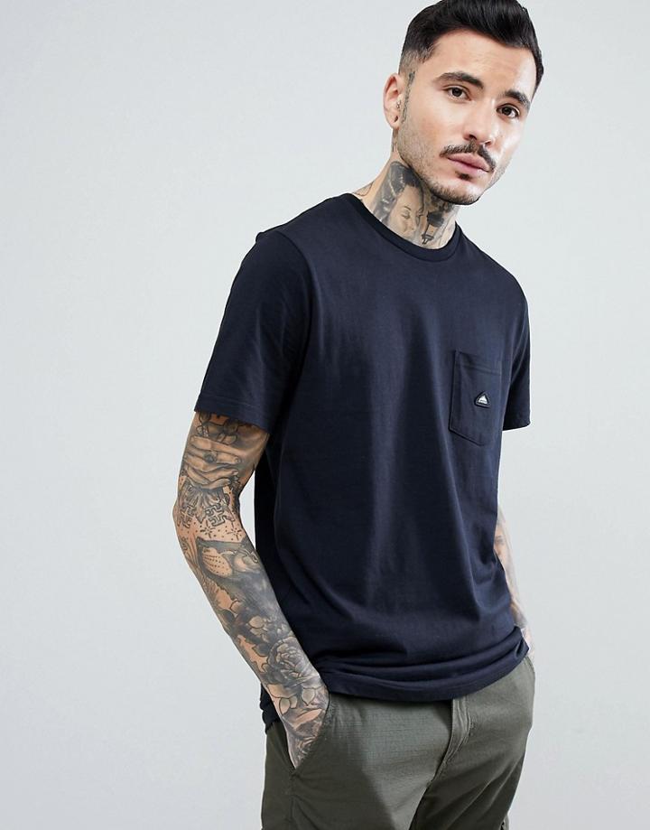 Penfield Southborough Logo Pocket T-shirt In Black - Black