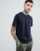 Penfield Southborough Logo Pocket T-shirt In Black - Black