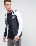 Bee Inspired Windbreaker Jacket In Navy - Navy