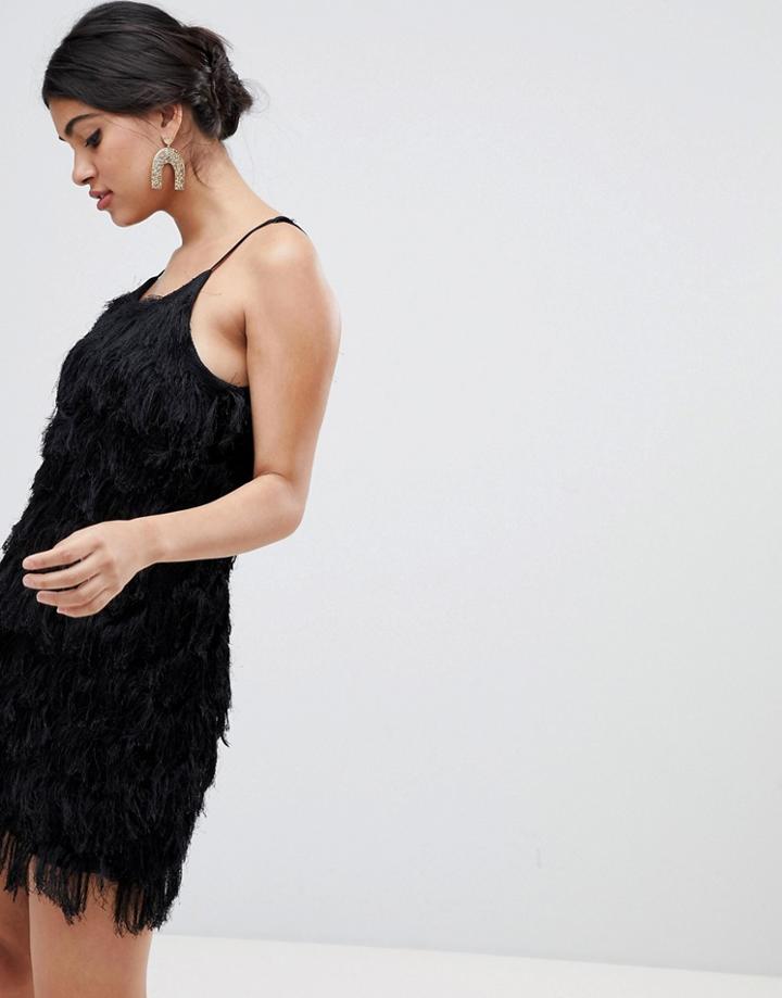 Glamorous Tinsel Cami Dress-black