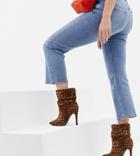 New Look Wide Fit Stiletto Heeled Boot - Stone