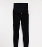 River Island Maternity Molly Overbump Skinny Jeans In Black