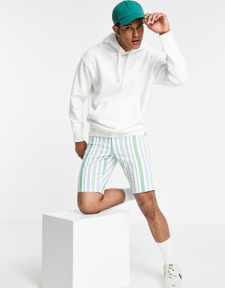 Levi's Relaxed Fit Logo Hoodie In Neutral White