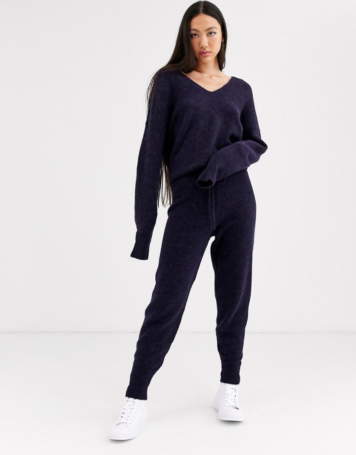 Asos White Super Soft Alpaca Jogger Two-piece