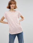 Ichi Stripe T-shirt - Red