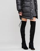 Miss Kg Vegas Heeled Over The Knee Boots - Black