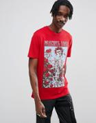 Asos Grateful Dead Relaxed Band T-shirt - Red