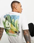 Liquor N Poker Tennis Club Print T-shirt In White