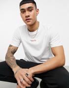 Hugo Durned Backwards Logo T-shirt In Black