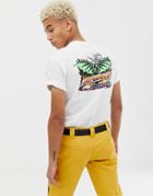 Santa Cruz Grosso Demon Back Print T-shirt In White - White