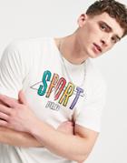 Puma Vintage Sport Logo T-shirt In White