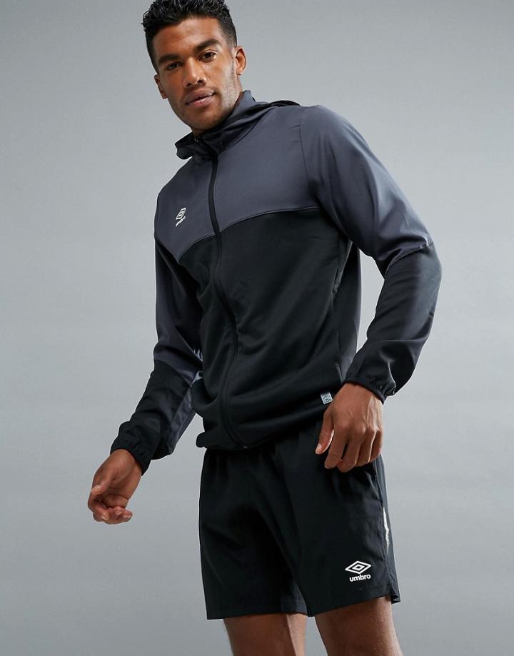 Umbro Training Hooded Jacket - Red