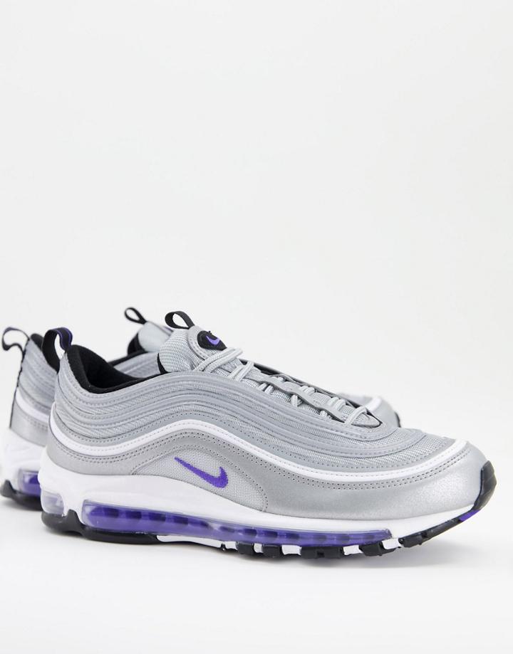 Nike Air Max 97 Sneakers In Metallic Silver