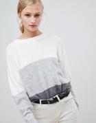 Jdy Block Stripe Sweater - Multi
