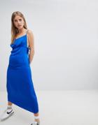 Nobody's Child Satin Cami Midi Dress - Blue