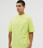 Collusion T-shirt In Neon Lime - Green