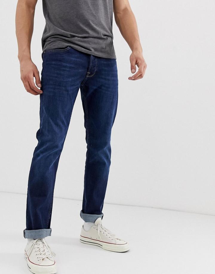 Only & Sons Slim Fit Jeans In Mid Blue - Blue