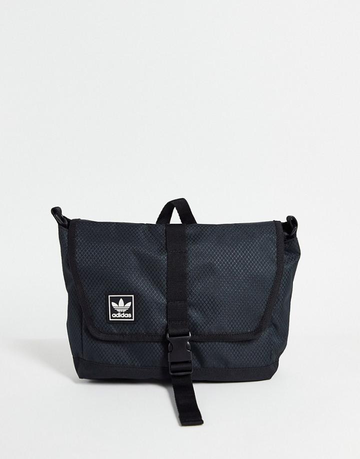 Adidas Originals Utility Messenger 2.0 Cross-body Bag In Black