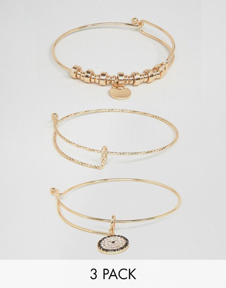 Aldo Sevaedda Stacking Bracelets - Gold