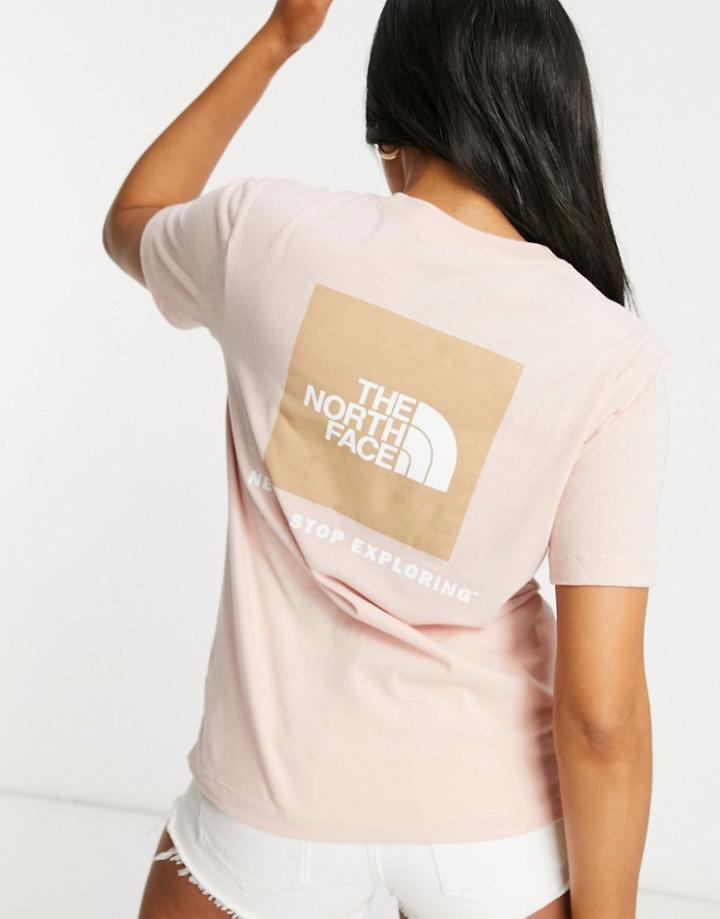The North Face Box Nse T-shirt In Light Pink