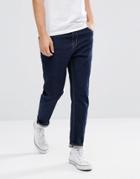 Asos Tapered Jeans In Indigo - Blue