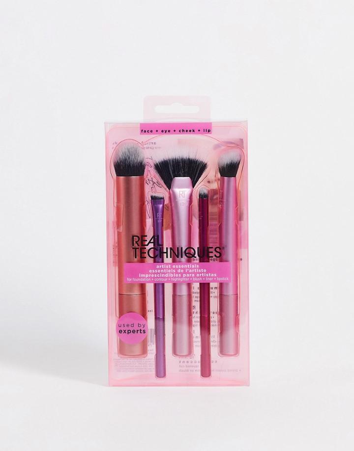 Real Techniques Artist Essentials Brush Set (save 50%)-no Color