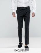 Noose & Monkey Super Skinny Suit Pants - Black