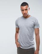 Threadbare Marl T-shirt - Gray