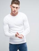 Lindbergh Long Sleeve Top In White - White
