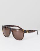 Versace 0ve4346 Round Sunglasses In Tort 57mm - Brown