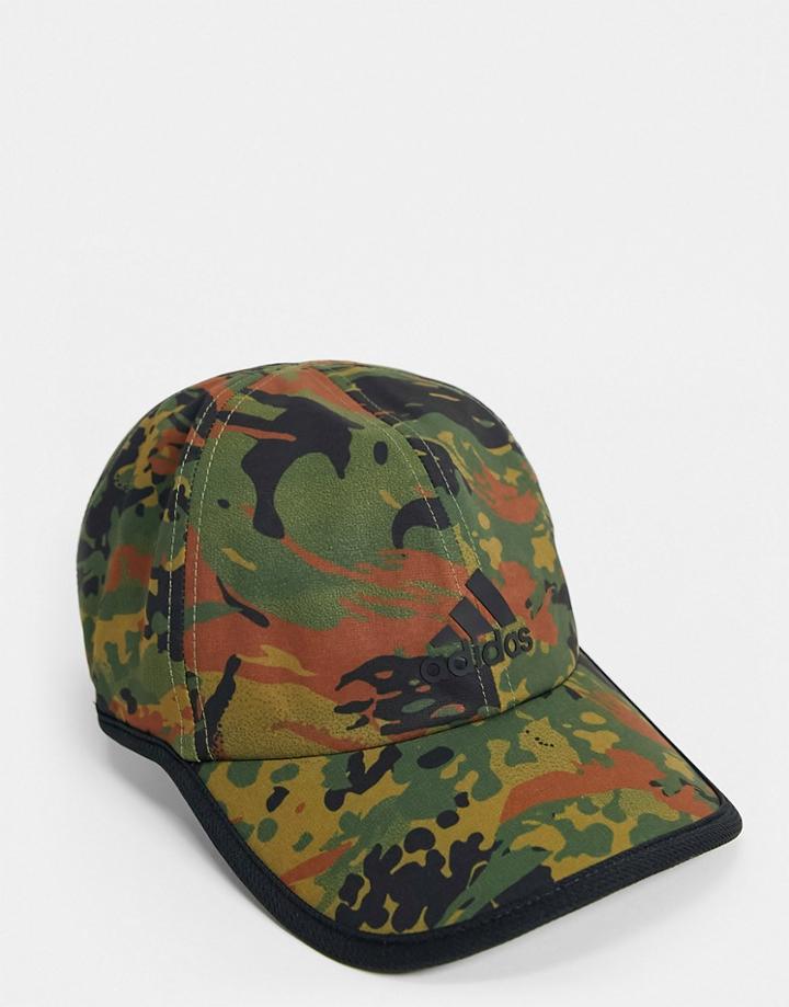 Adidas Training Superlite Cap In Camo-green