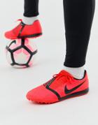 Nike Soccer Phantom Venom Astro Turf Boots In Red