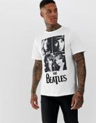 Pull & Bear The Beatles T-shirt In White - White