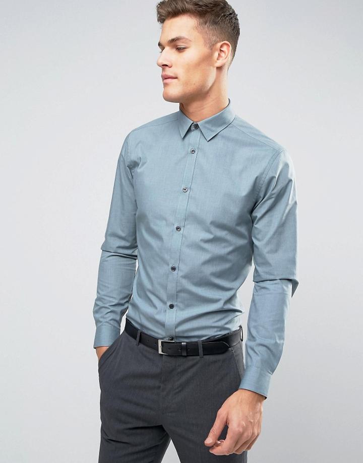 New Look Shirt In Light Green In Regular Fit - Green