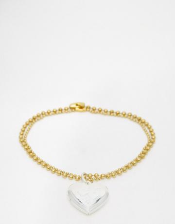 Sam Ubhi Heart Locket Bracelet - Gold